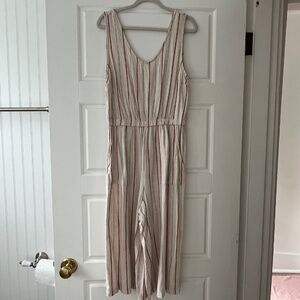 ODDY Linen-Style Wide-Leg Jumpsuit